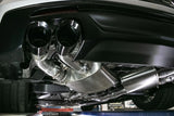 Corsa 2.75" Axle-Back, Dual Rear Exit with Dual Mode Active Valve NPP Quad 4.0" Polished Pro-Series Tips