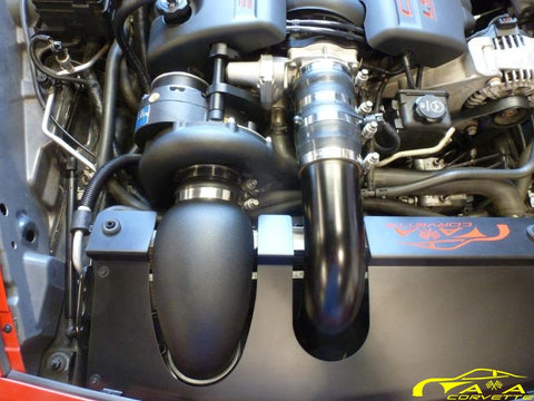 A&A - C6 (NON Z06) Corvette Supercharger Kit (Blacked Out)