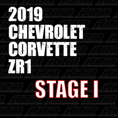 2019 Corvette ZR1 Stage 1 Performance Package