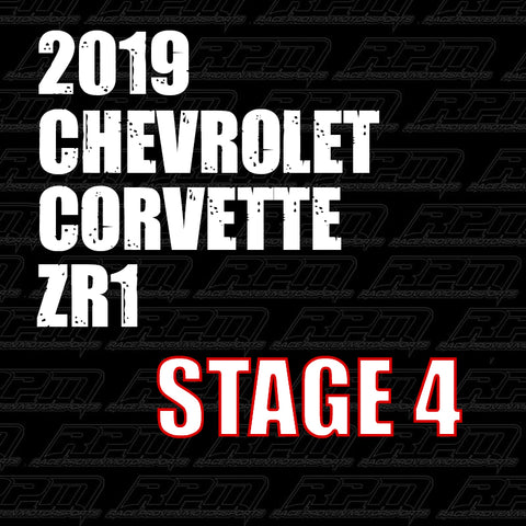 2019 Corvette ZR1 Stage 4 Performance Package