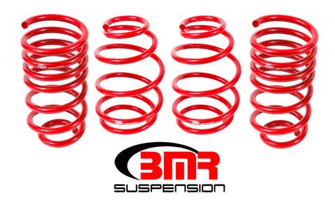 BMR 10-15 5th Gen Camaro V8 Lowering Spring Kit (Set Of 4) - Red
