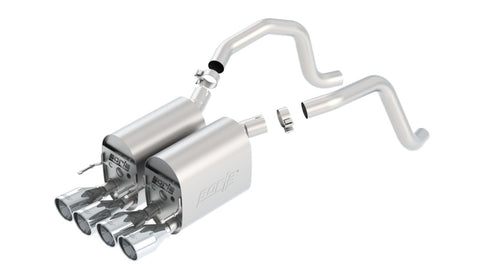 Borla 05-08 Corvette Coupe/Conv 6.0L/6.2L 8cyl 6spd RWD Touring SS Exhaust (rear section only)